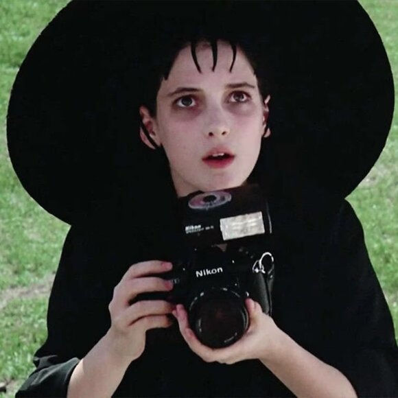 Vintage Black Tilt Hat OS 50s 60s Sonni San Francisco Dior Derby Beetlejuice - Picture 11 of 16